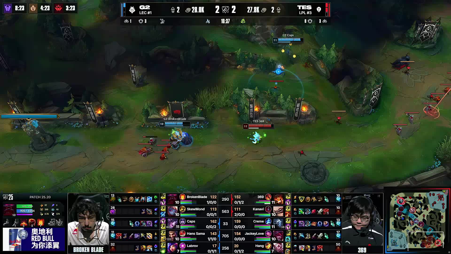 TES 2-0 UP：Wayward二连MVP TES稳中求胜轻松战胜UP